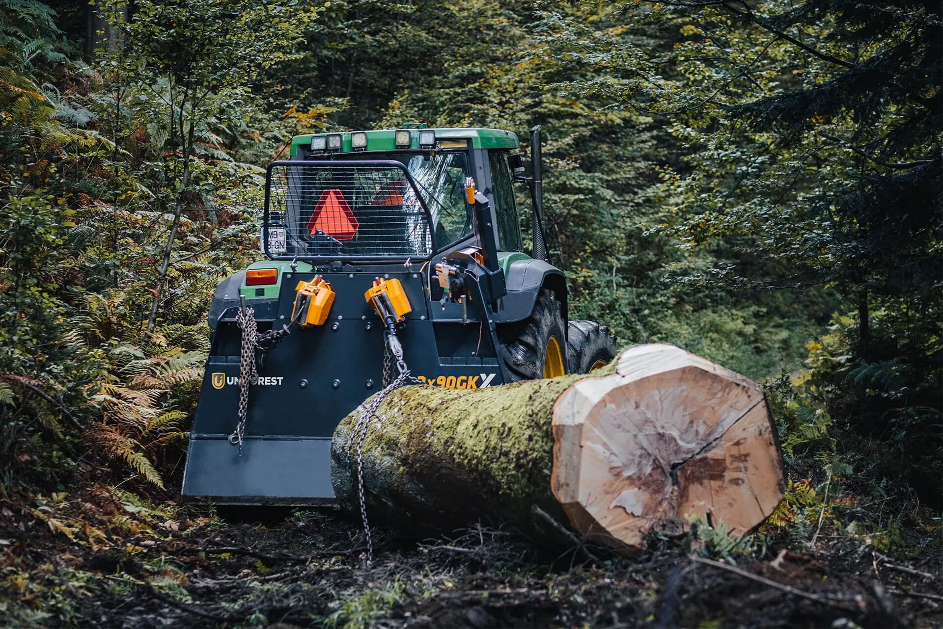 Uniforest im Medien: LANDWIRT Praxistest von Getriebeseilwinde X-Power